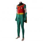 Anime Kid Titans Robin Cosplay Costume Robin Jumpsuit