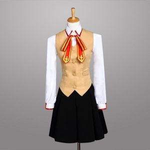 Anime Fate Stay Night Cosplay Rin Tohsaka Costumes Women Full Set