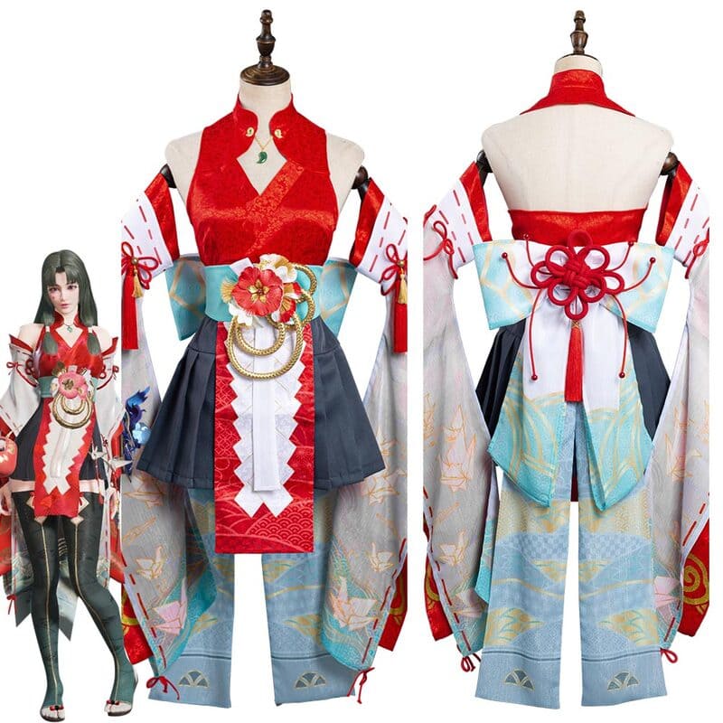 Game Naraka Bladepoint Kurumi Cosplay Costume Kimono Outfit
