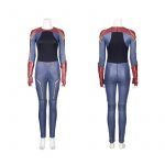 Lady Captain Cosplay Costume Superhero Carol Danvers Jumpsuit