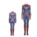 Lady Captain Cosplay Costume Superhero Carol Danvers Jumpsuit
