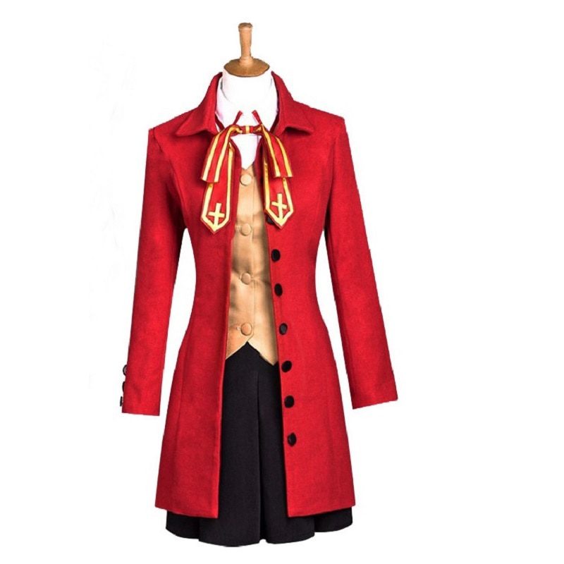 Anime Fate Stay Night Cosplay Rin Tohsaka Costumes Women Full Set