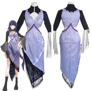 Genshin Impact Beelzebul Raiden Shogun Cosplay Costume