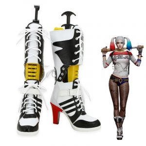 Adult Cosplay Joker Davidsion Shoes Boots For Women