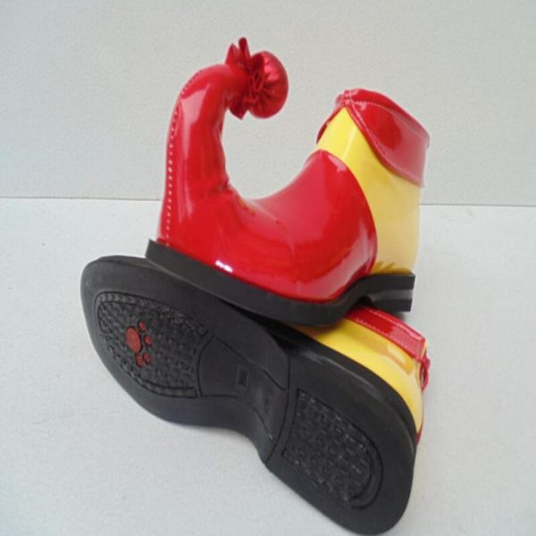 Adult Kids Clown Cosplay shoes Naughty Harlequin Fancy Fantasia Infantil Party Shoes