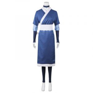 Avatar The Last Airbender Katara Cosplay Custom Made Blue Suit