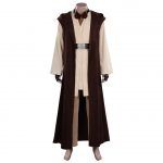 Star Obi Wan Kenobi Cosplay Costume Jedi Uniform
