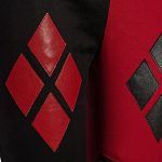Suicide 2 Quinzel Pants Cosplay Adults Women Fight Suit Red and Black Pants