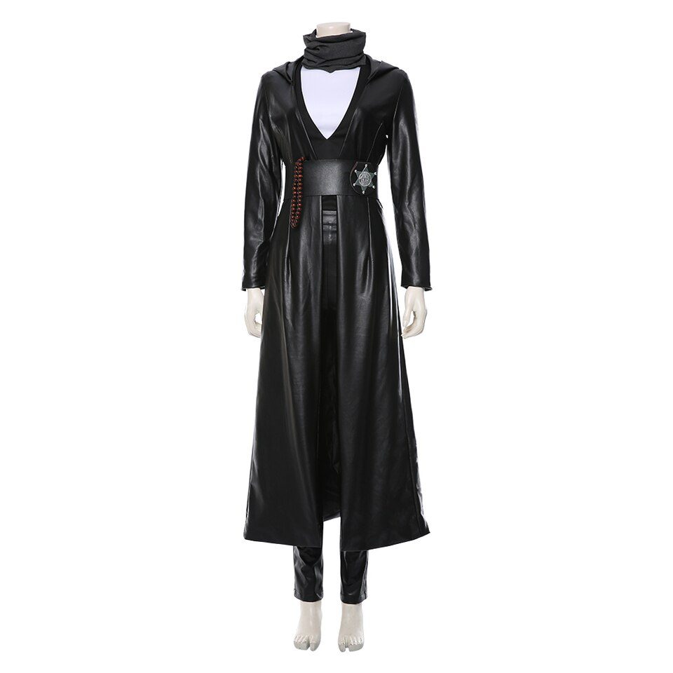 Watchmen Season 1 Angela Abar Cosplay Costume Trench Coat