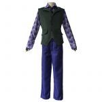 Ainiel Joker Cosplay Costume Dark Knight Heath Ledger Purple Coat