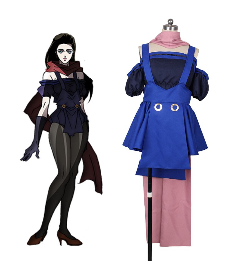 JoJo's Bizarre Adventure Lisa Lisa Cosplay Costume