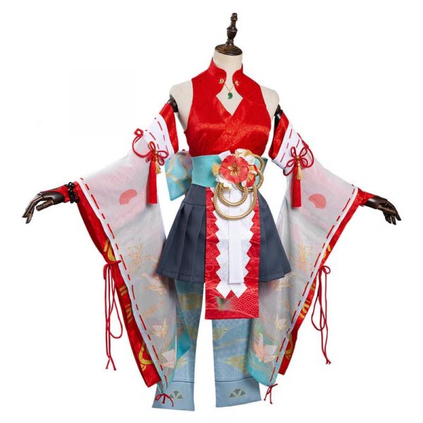 Game Naraka Bladepoint Kurumi Cosplay Costume Kimono Outfit