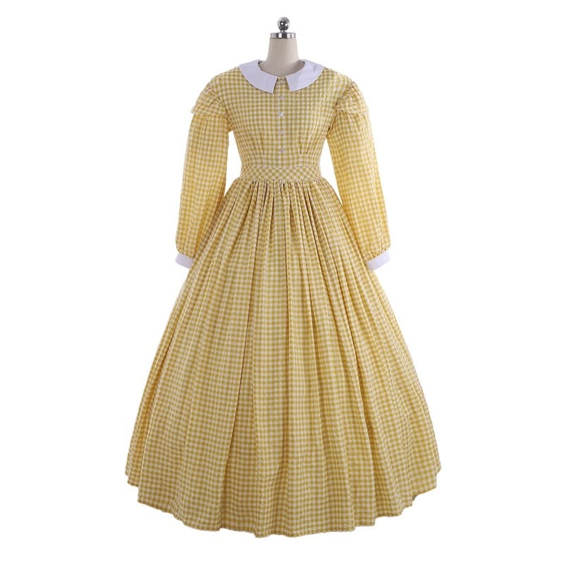 Victorian 1860s Civil War Dickens Ball Gown Medieval Renaissance Historical Period Dress
