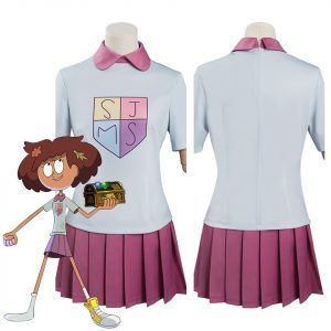 Amphibia Cosplay Anne Boonchuy Cosplay Costume Outfit Uniform