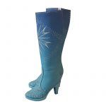Queen Shoes princess Ice Shoes Winter Girls Cosplay High Heel Boots