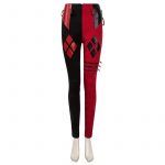 Suicide 2 Quinzel Pants Cosplay Adults Women Fight Suit Red and Black Pants