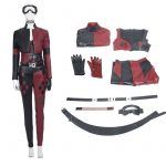Suicide 2 Quinzel Cosplay Joker Costume Adults Women Outfit Accessories