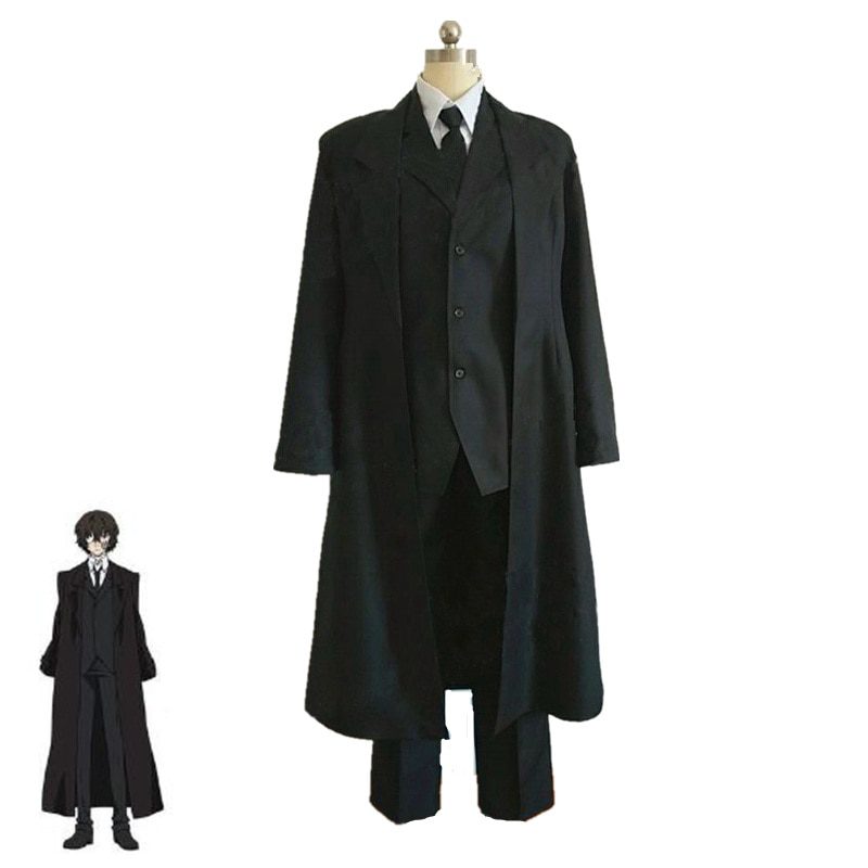 Anime Bungo Stray Dogs Dazai Osamu Nakahara Chuuya Cosplay Costume