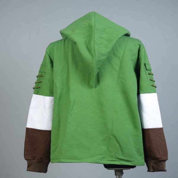 Link Hoodie Men Zipper Jacket Sweater Cosplay Costume