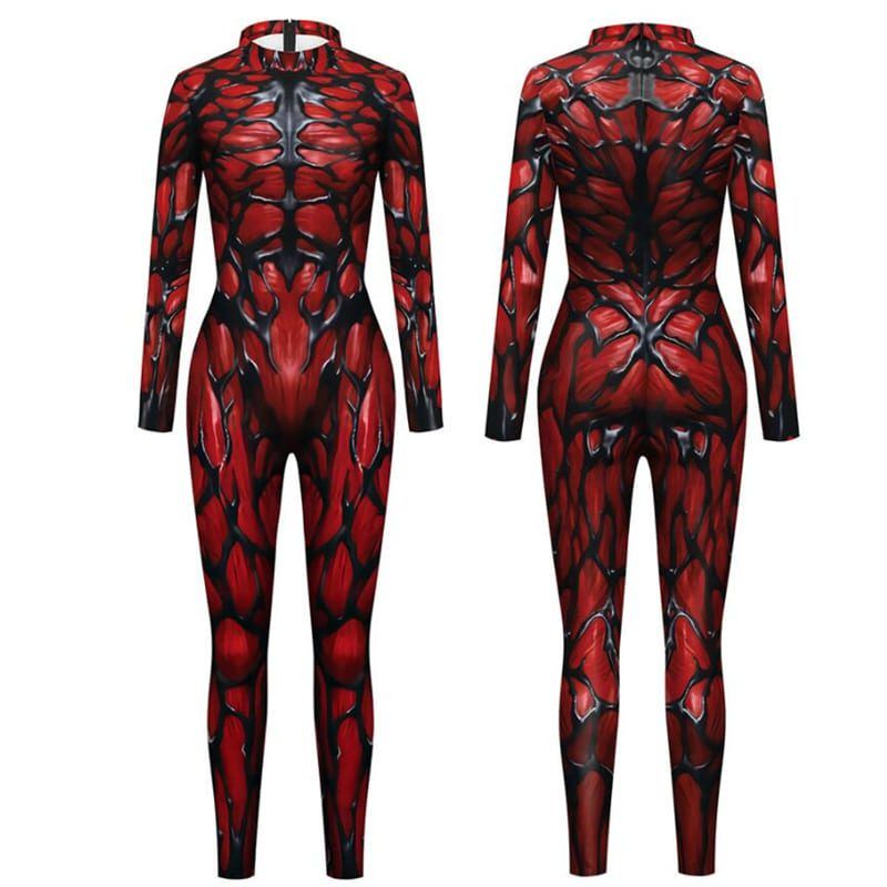 Superhero Sexy Jumpsuit Catsuit Character Eddie Brock Cosplay Costumes