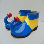Adult Kids Clown Cosplay shoes Naughty Harlequin Fancy Fantasia Infantil Party Shoes