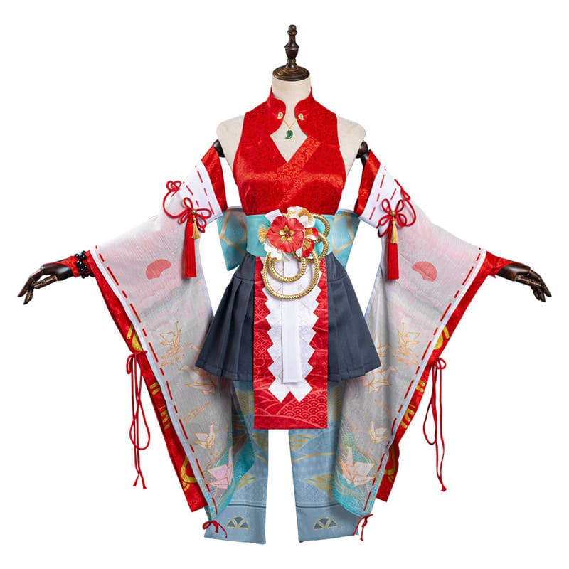 Game Naraka Bladepoint Kurumi Cosplay Costume Kimono Outfit