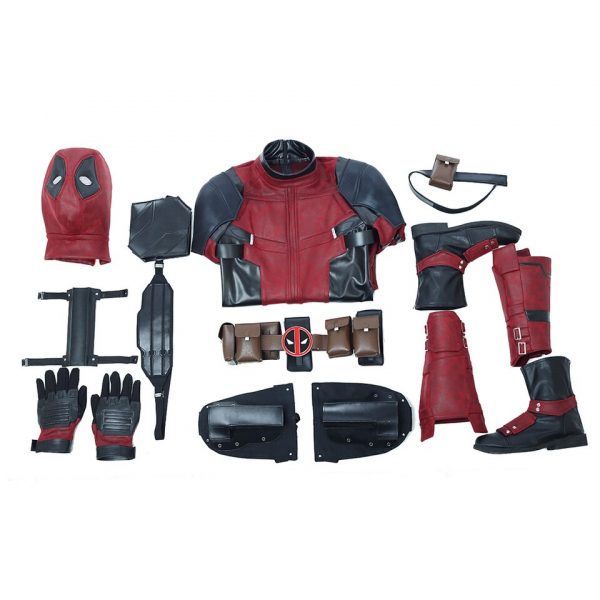 Flash Deadpool Cosplay Costume Wade Winston Wilson Leather Outfits
