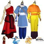 Hc007d35Anime Avatar The Last Airbender Katara Fire Nation Aang Cosplay Costumeaa3164e80963691df3694525ef