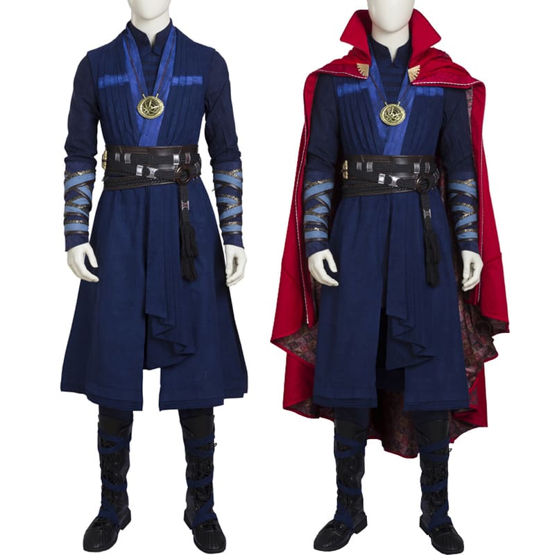 Movie Doctor Cosplay Costume Stephen Strange Battle Outfit Full Props With Boots