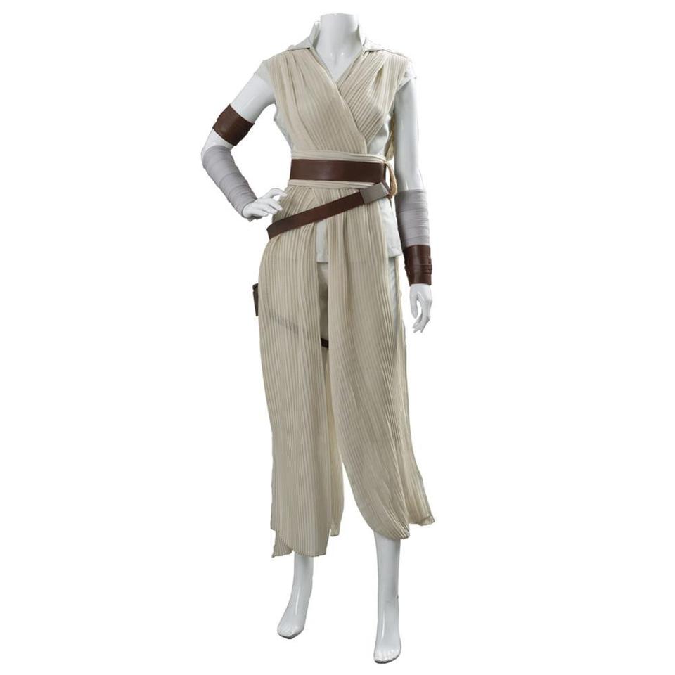 Star Rey Wars Cosplay Costume Skywalker Adult Jedi Robe Dress