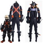 Anime Boku No My Hero Academia Katsuki Bakugou Cosplay Costume