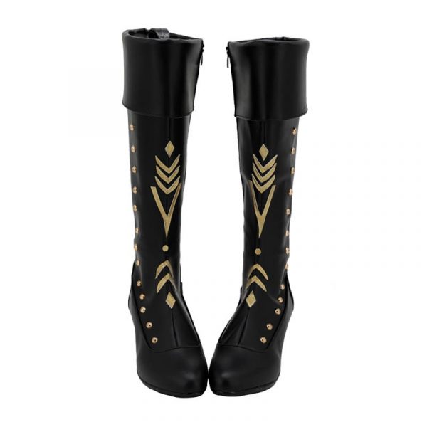 Queen Shoes princess Ice Shoes Winter Girls Cosplay High Heel Boots