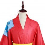 One Piece Wano Country Monkey D. Luffy Cosplay Costume Kimono Outfits