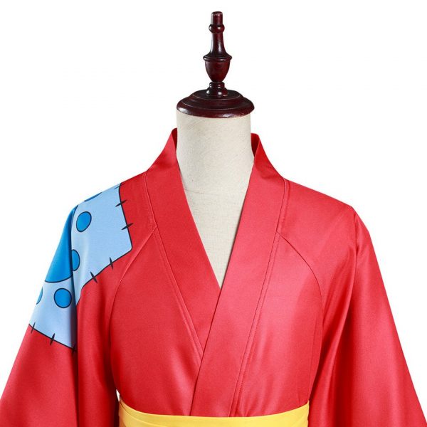 One Piece Wano Country Monkey D. Luffy Cosplay Costume Kimono Outfits