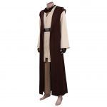 Star Obi Wan Kenobi Cosplay Costume Jedi Uniform