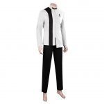 Star Discovery Trek S4 Cosplay Costume White Uniform Suit For Men Women