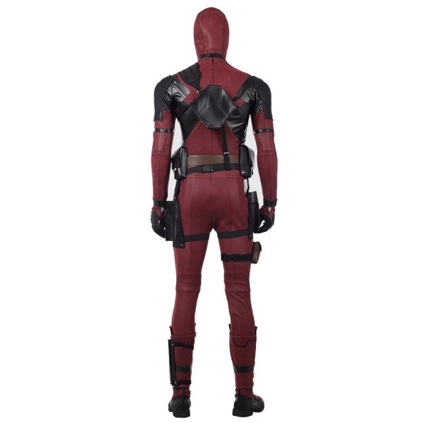 Flash Deadpool Cosplay Costume Wade Winston Wilson Leather Outfits