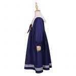 Anime JK School Uniform Sailor Suit Spring Summer Purple Long Sleeve Tutu Cosplay Dress