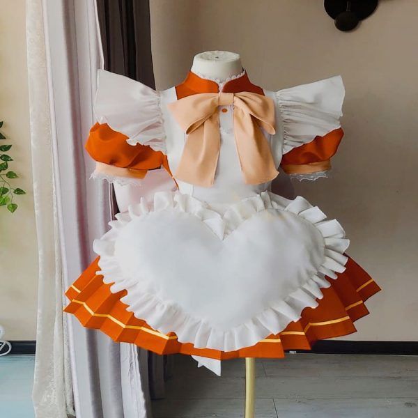 Tokyo Mew Mew Momomiya Ichigo Maid Cosplay Costume