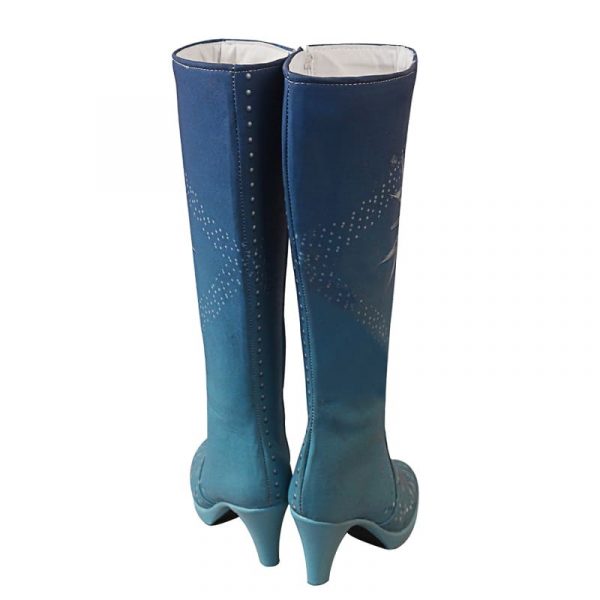 Queen Shoes princess Ice Shoes Winter Girls Cosplay High Heel Boots