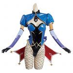 Genshin Impact Mona Cosplay Costume Bunny Girls Jumpsuit