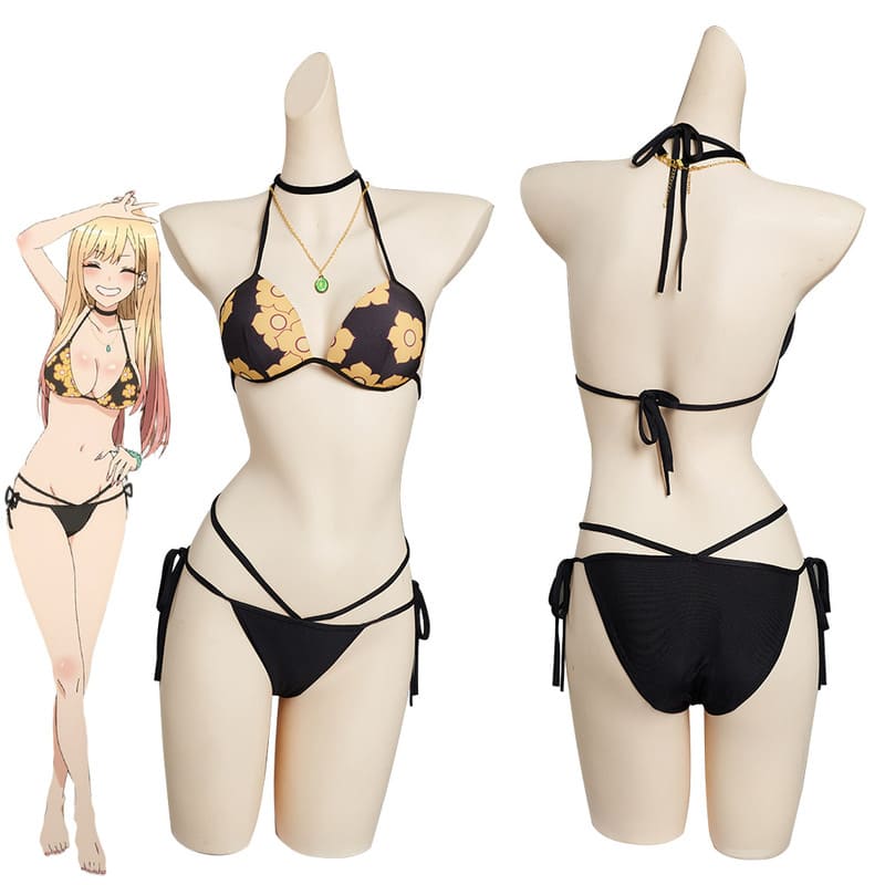 Anime My Dress-Up Darling Marin Kitagawa Cosplay Costume Swimwear Outfits