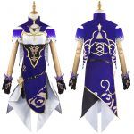 Game Genshin Impact Lisa Cosplay Costume Uniform