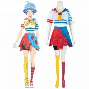 Bubble 2022 Movie Uta Cosplay Costume Women Girls Uniform Top Skirt Outfit with Stockings