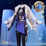 Game Genshin Impact Yelan Cosplay Costume Outfits