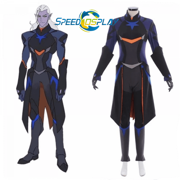 Anime Voltron Legendary Defender Prince Lotor Cosplay Costume Fancy Dress Halloween convention Outfit Custom