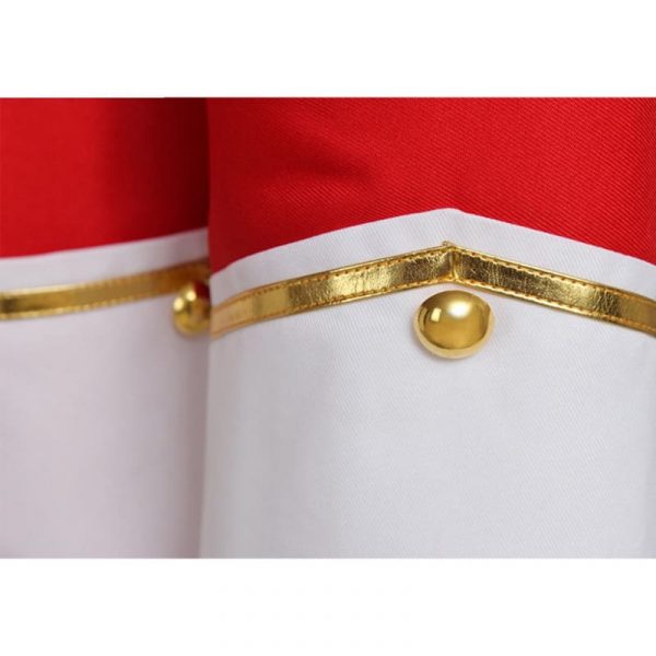 Nutcracker Toy Soldier Cosplay Costume King Eric Cosplay Red Jacket