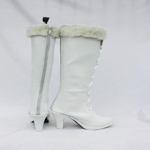 One Piece Anime Nico Robin Cosplay White Boots Custom Made