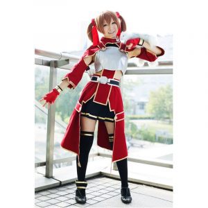 Anime Sword Art Online Silica Cosplay Costume