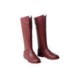 Superhero Cosplay Role Playing Clark Kent Luxious Faux Leather Boots